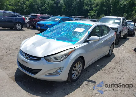2014 Hyundai Elantra Se z USA, uszkodzony, nr VIN KMHDH4AE8EU037367